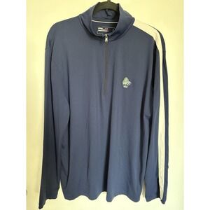 RALPH LAUREN RLX  Lightweight 1/4 Zip Windshirt Pullover Golf Blue Size L Mens